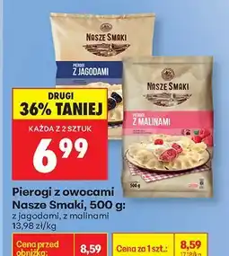 Biedronka Pierogi z jagodami oferta