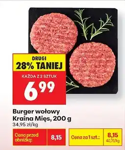 Biedronka Burger wołowy oferta