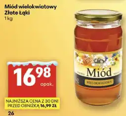 Delikatesy Centrum Miód wielokwiatowy Złote Łąki oferta