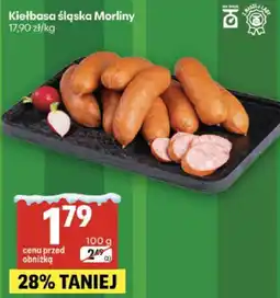 Delikatesy Centrum Kiełbasa śląska Morliny oferta