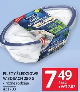 Selgros Filety śledziowe w sosach oferta