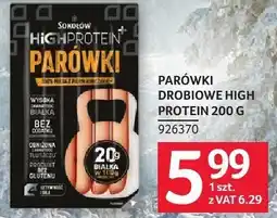 Selgros Parówki drobiowe High Protein oferta