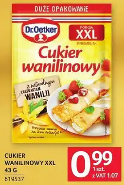 Selgros Cukier wanilinowy XXL Dr.Oetker oferta