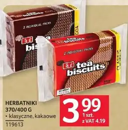 Selgros Herbatniki 370/400 g oferta