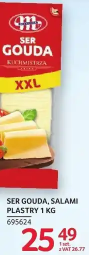 Selgros Ser Gouda, Salami plastry oferta