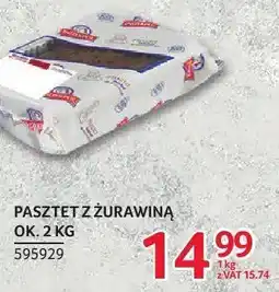 Selgros Pasztet z żurawiną Indykpol ok oferta