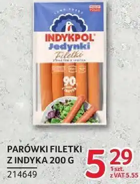 Selgros Parówki filetki z indyka Indykpol oferta
