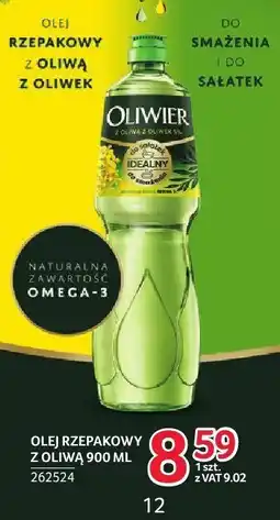 Selgros Olej rzepakowy z oliwą z oliwek Oliwier oferta