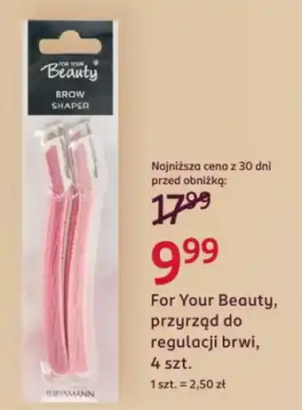 For Your Beauty, przyrząd do regulacji brwi