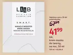 Rossmann AA, krem-maska do twarzy, na noc oferta