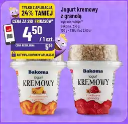 Polomarket Jogurt kremowy z granolą Bakoma oferta