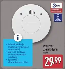 ALDI WORKZONE Czujnik dymu oferta