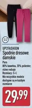 ALDI Spodnie dresowe damskie UP2FASHION oferta