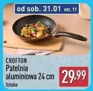 ALDI CROFTON Patelnia aluminiowa 24 cm oferta