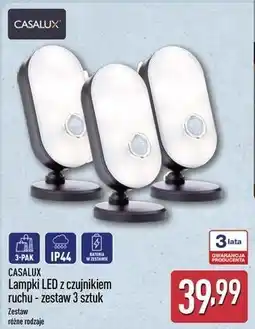 ALDI Lampki LED z czujnikiem ruchu - zestaw 3 sztuk oferta