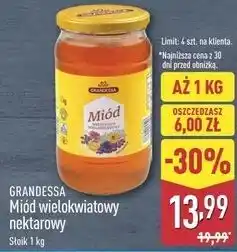 ALDI Miód wielokwiatowy nektarowy Grandessa oferta