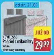 ALDI Komplet pościeli z mikrofibry 220 x 200 cm + 70 80 Novitesse oferta