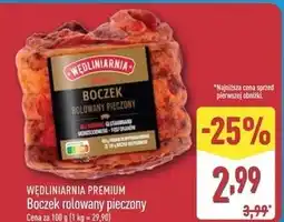 ALDI Boczek rolowany pieczony Wędliniarnia Premium oferta