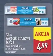 ALDI Woreczki strunowe 6 l Folia oferta