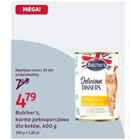 Rossmann Butcher's, karma pełnoporcjowa dla kotów oferta
