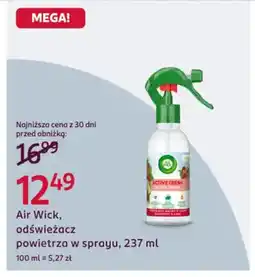 Rossmann Air Wick, odświeżacz powietrza w sprayu oferta