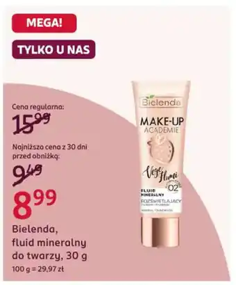 Rossmann Bielenda, fluid mineralny do twarzy oferta
