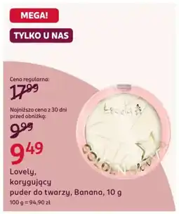 Rossmann Lovely, korygujący puder do twarzy, Banana oferta