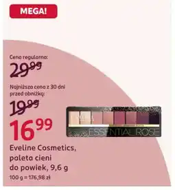 Rossmann Eveline Cosmetics, paleta cieni do powiek oferta