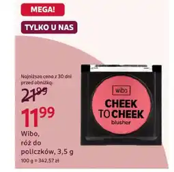 Rossmann Wibo, róż do policzków oferta