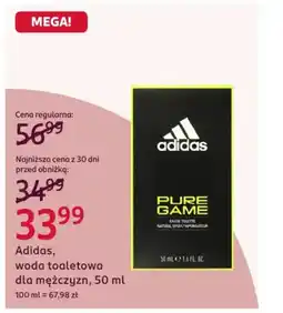 Rossmann Adidas, woda toaletowa dla mężczyzn oferta