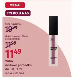 Rossmann Wibo, matowa pomadka do ust oferta
