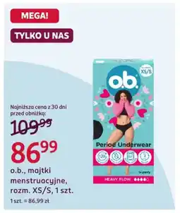 Rossmann O.b., majtki menstruacyjne, rozm. xs/s oferta