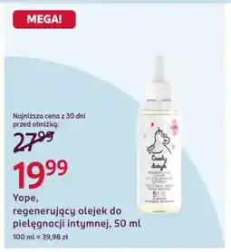 Rossmann Yope, regenerujący olejek do pielęgnacji intymnej oferta