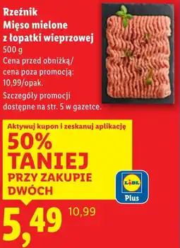 Lidl Mięso mielone Rzeźnik oferta