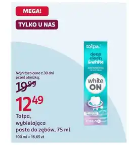 Rossmann Tołpa, wybielająca pasta do zębów oferta