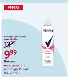 Rossmann Rexona, antyperspirant w sprayu oferta