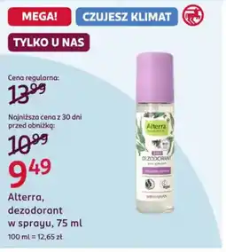 Rossmann Alterra, dezodorant w sprayu oferta