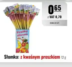 Eurocash Słomka z kwaśnym proszkiem oferta