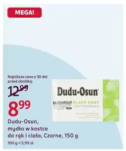 Rossmann Dudu-Osun mydło w kostce do rąk i ciała, Czarne oferta