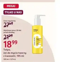 Rossmann Totpa, żel do mycia twarzy z kwasami oferta