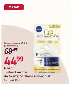 Rossmann Nivea, zestaw kremów do twarzy na dzień i na noc oferta