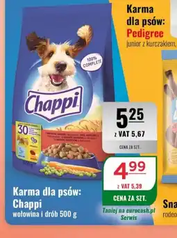 Eurocash Chappi karma dla psów oferta