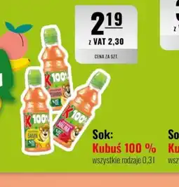 Eurocash Kubuś Sok 100% oferta