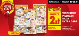 Biedronka Pieluszki Dada Extra Care oferta