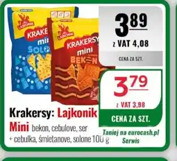 Eurocash Krakersy Lajkonik Mini oferta