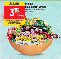 Polomarket Pralinki lub cukierki Wawel wybrane rodzaje oferta
