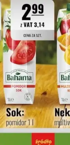 Eurocash Bahama Sok pomidorowy oferta