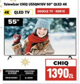 Neopunkt CHiQ Telewizor U55QM10V 50" QLED 4K oferta