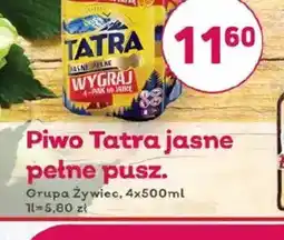 Bliski Piwo Tatra jasne pełne oferta