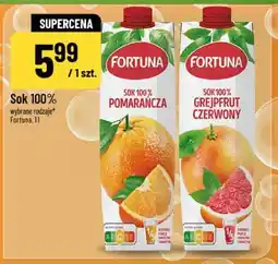 Polomarket Sok 100% Fortuna (pomarańcza / grejpfrut czerwony) oferta